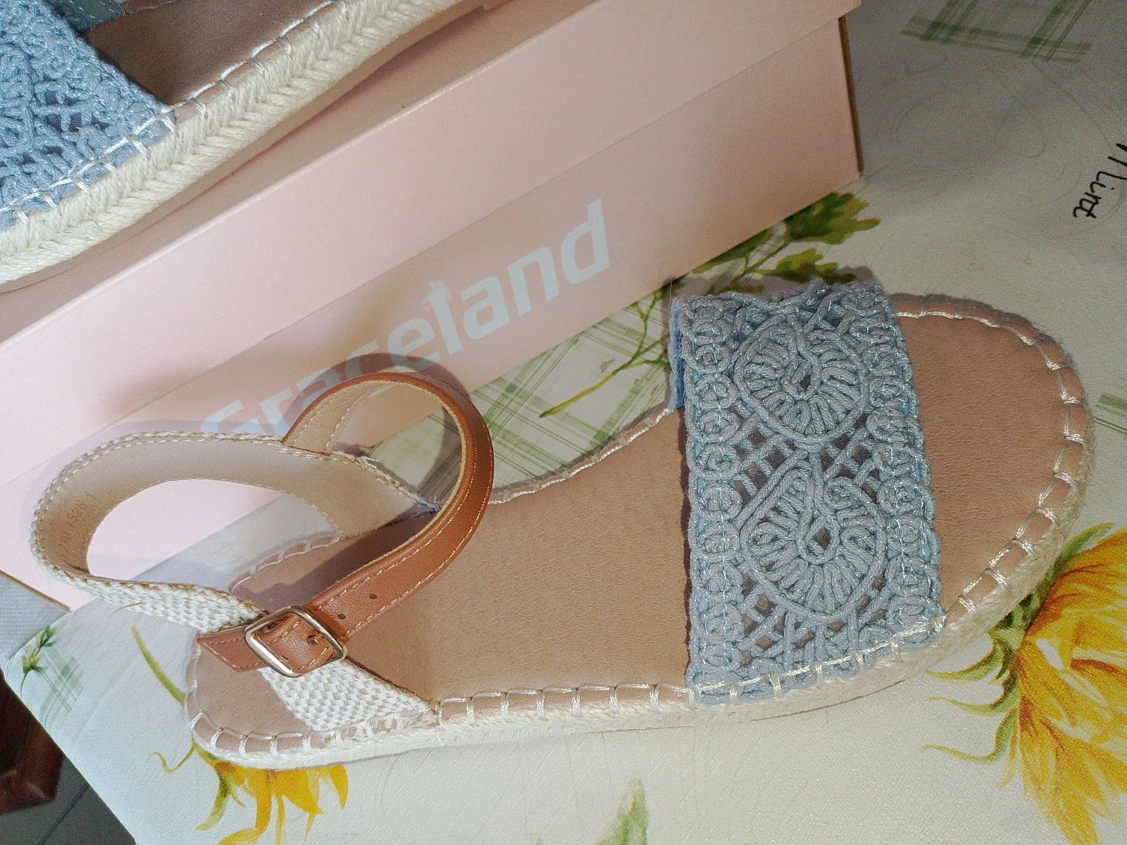 Sandálias espadrilles Graceland Estilo Bohème – Tamanho 36 – Novas ! – photo 6